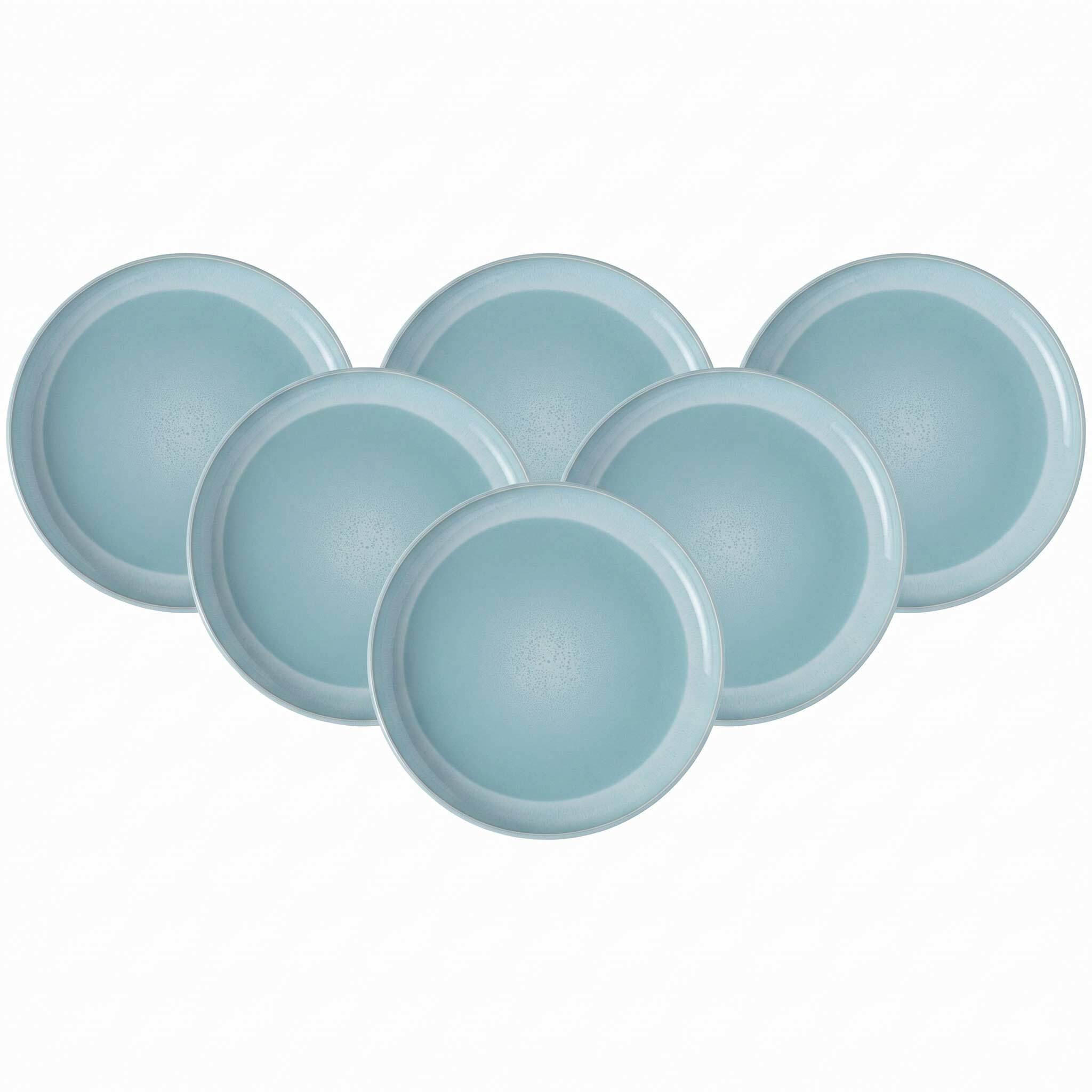 SPEISETELLER Perlemor Aqua blau ø 27,1 cm 6er Set - Blau, Keramik (27.1cm) - like.Villeroy & Boch