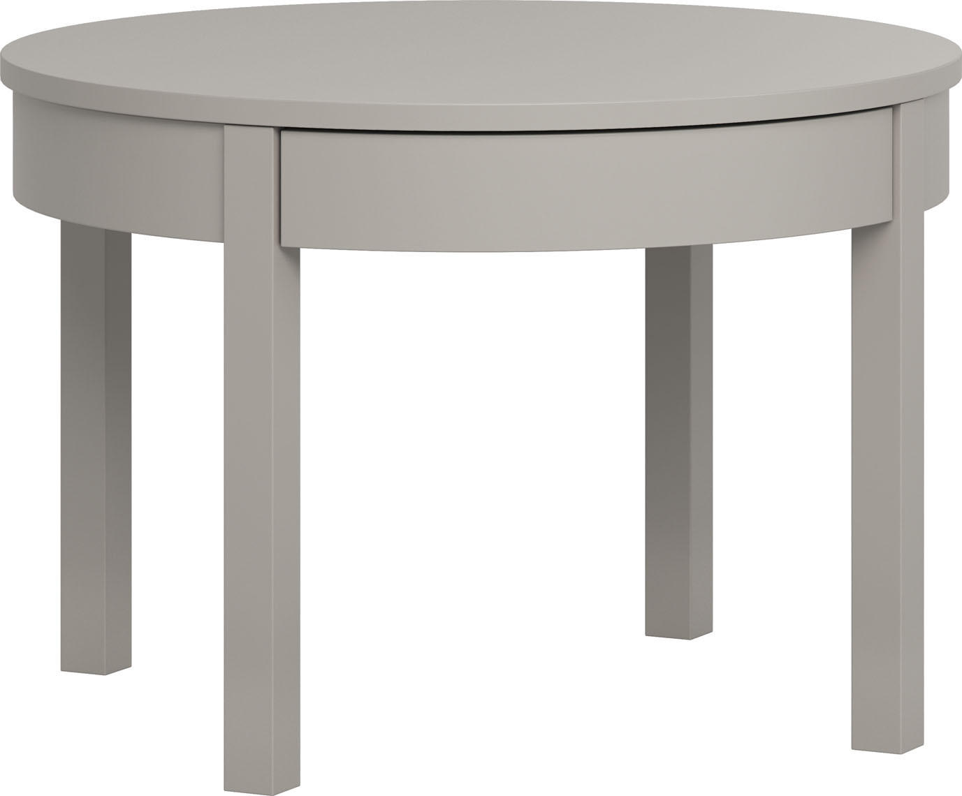 COUCHTISCH rund Buche massiv - Grau, Holzwerkstoff (80/80/55cm) - Vox Möbel