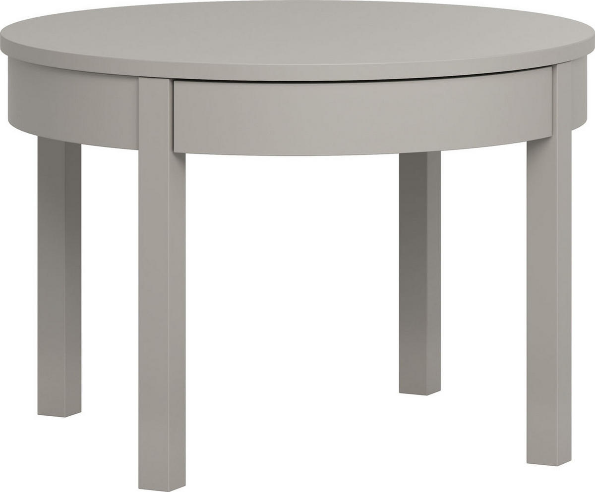 COUCHTISCH rund Buche massiv - Grau, Holzwerkstoff (80/80/55cm) - Vox Möbel