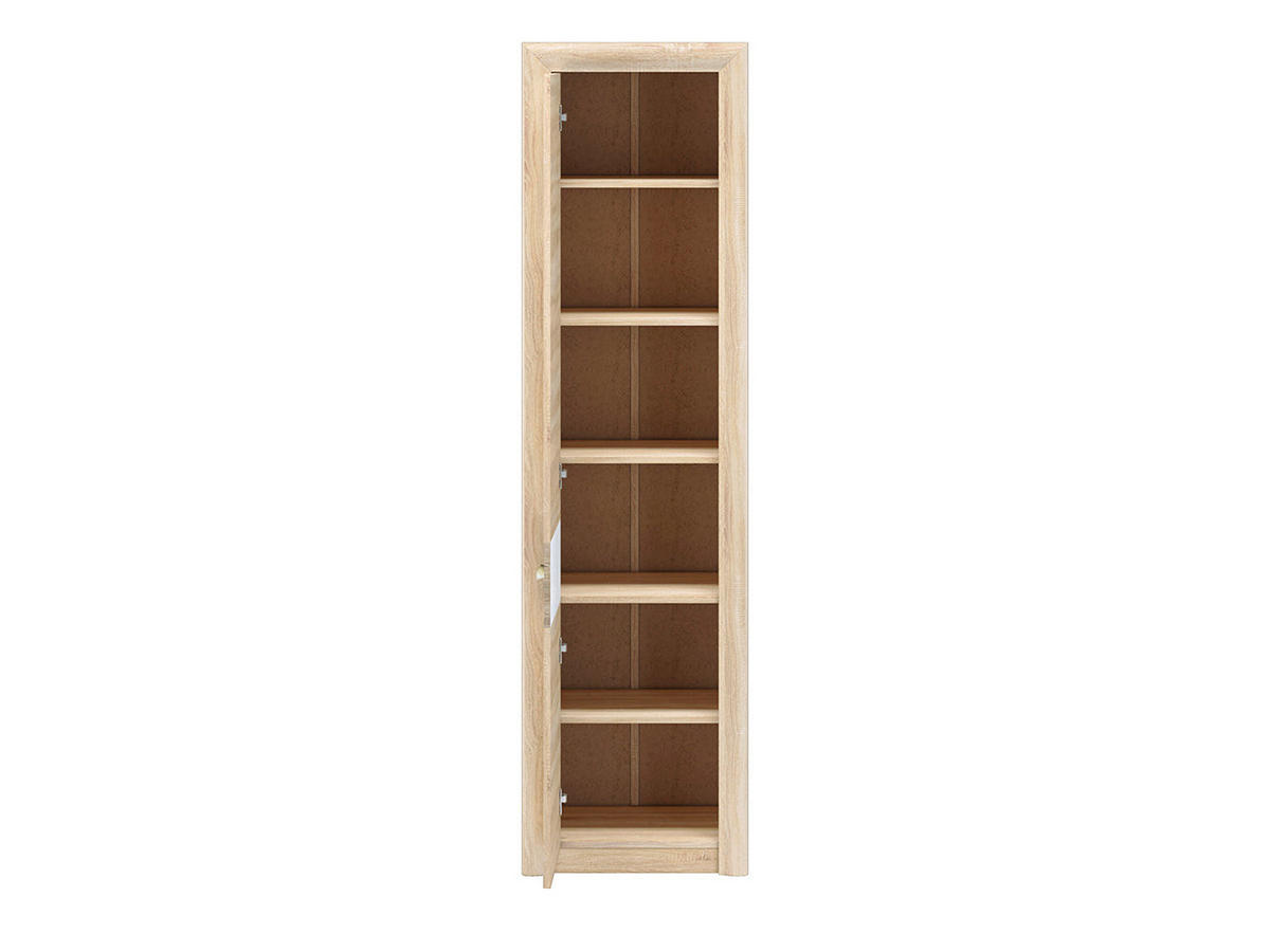 HOCHSCHRANK – 55 cm – Castel – Eichefarben / Sonoma Eiche – Anschlag links – KS-006 - Eichefarben/Sonoma Eiche, Holzwerkstoff (55/201/43cm) - hi-markt