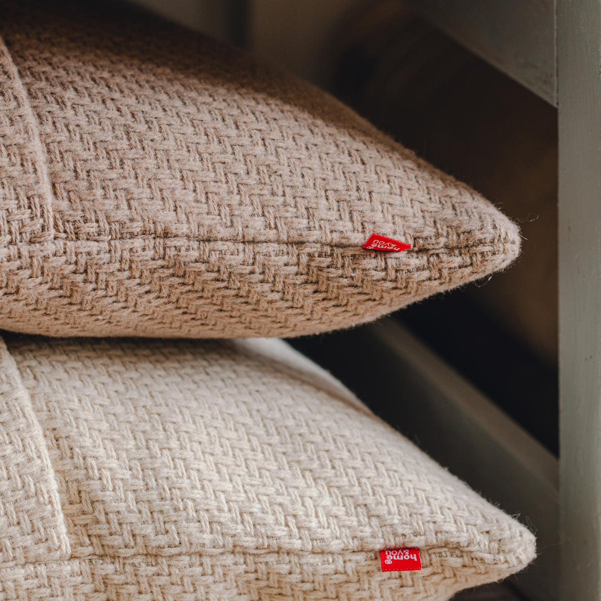 KISSENBEZUG Caminar - Beige, Textil (45/45cm) - home&you