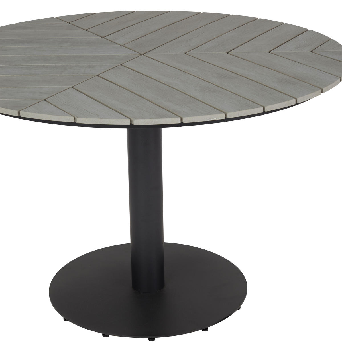 GARTENTISCH, Hector, Grau, HDPE, 110 x 110 x 74 cm - Grau, Kunststoff (110/110/74cm) - ebuy24