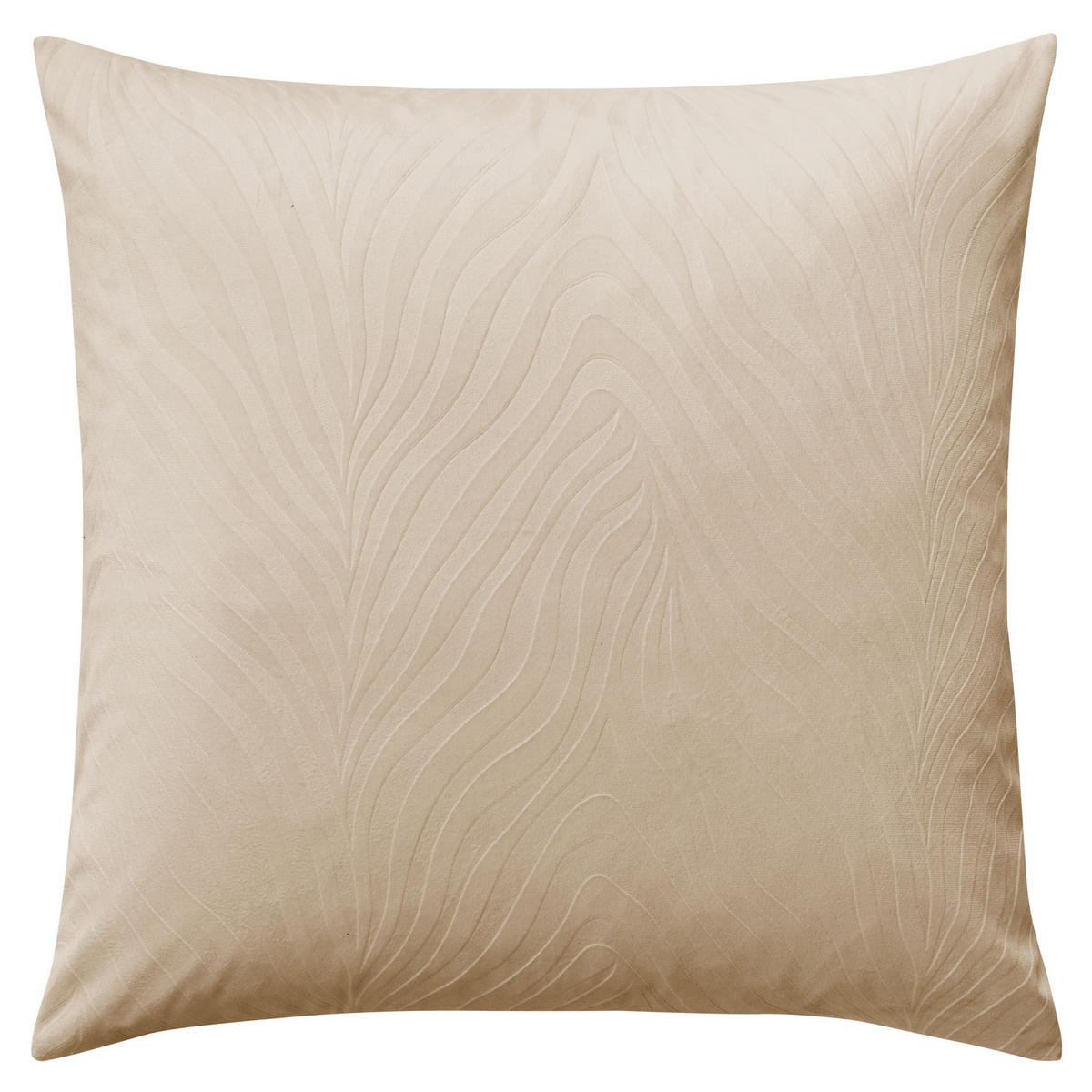 VELOURS-BETTWÄSCHE-SET geprägt 3-teilig Zanoa 240/220 cm - Weiß, Textil (220/240cm) - Douceur d´intérieur