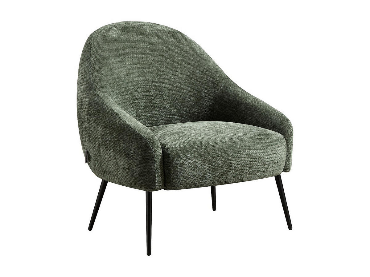 SESSEL mit gerader Rückenlehne - 1 Person - Stoff - Grün - - Grün, Textil (73.5/80/83cm) - Vente-Unique