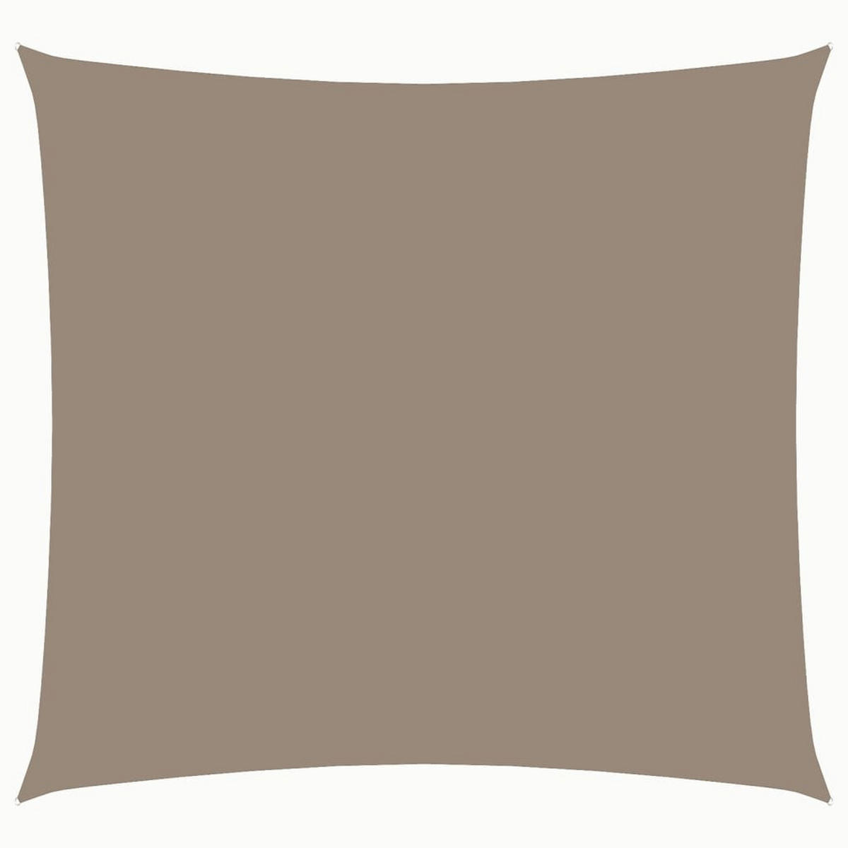 SONNENSEGEL Oxford-Gewebe Quadratisch 2,5x2,5 m Taupe - Taupe, Textil (250/250cm) - furnicato