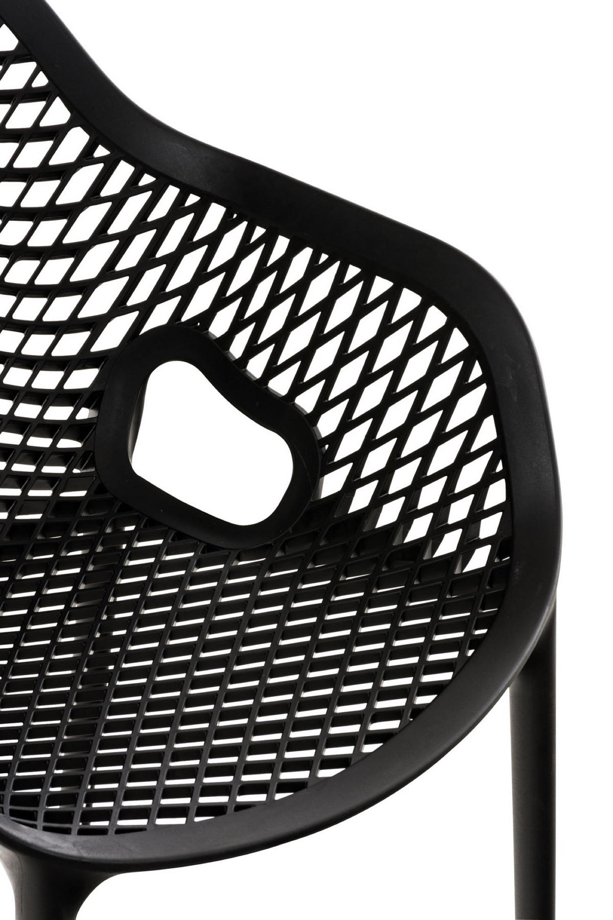 GARTENSTUHL Aero XL schwarz - Schwarz, Kunststoff (57/60/81cm) - TPFGarden