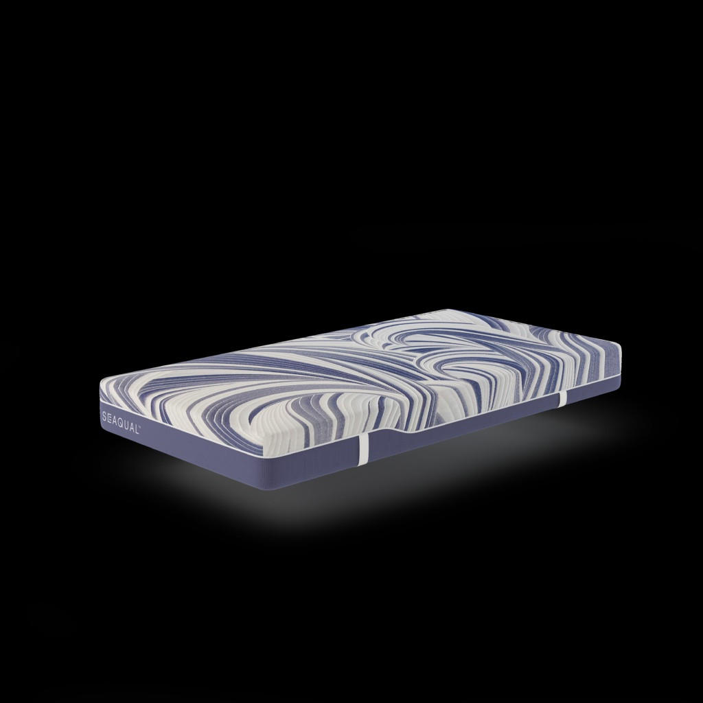 TASCHENFEDERKERN-MATRATZE "Ocean Clean TFK", H2, 90 x 200 cm, Höhe: ca. 21 cm - Blau, Textil (90/200cm) - Hn8 Schlafsysteme