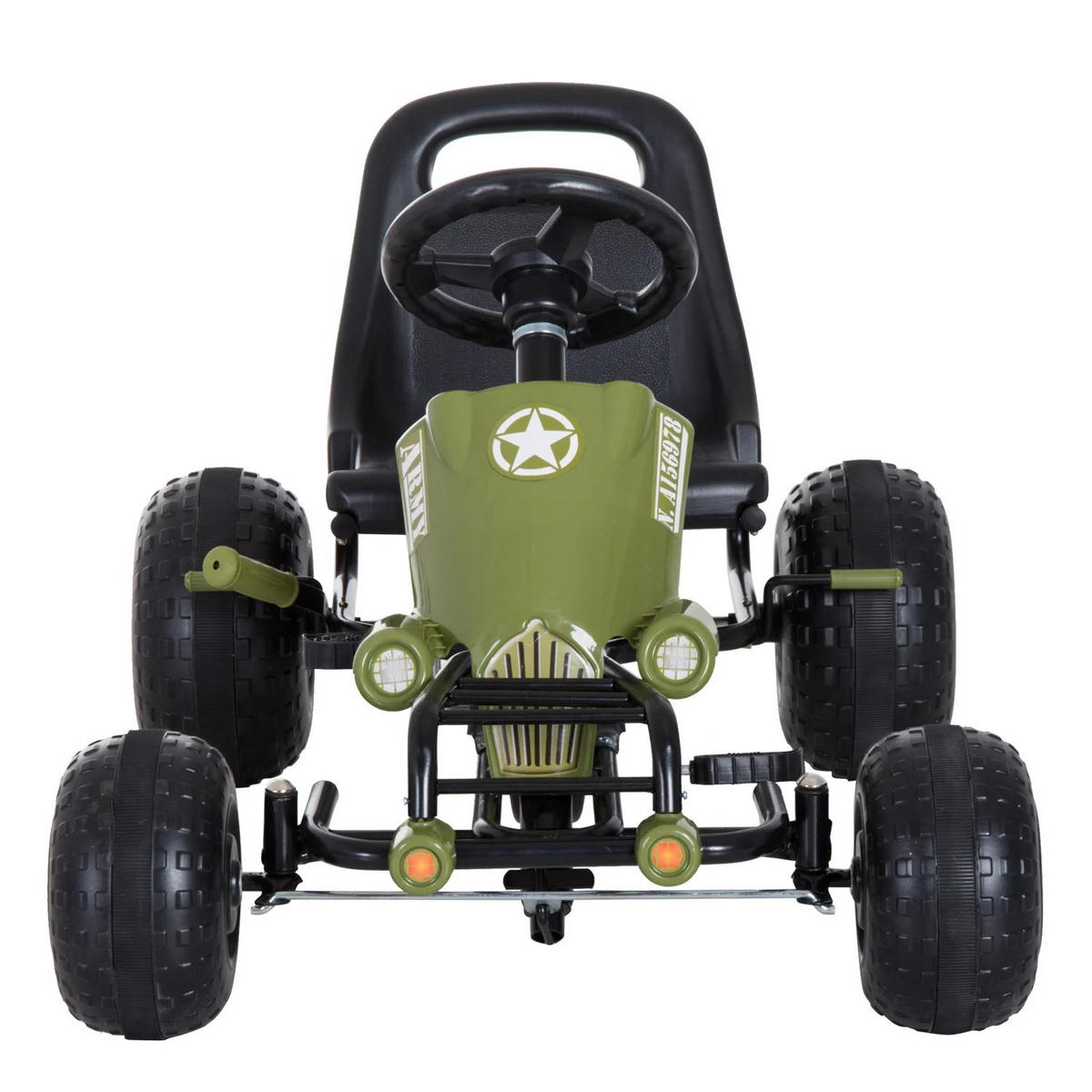 GOKART 35Kg 3-8 JAHRE - Grün, Kunststoff/Metall (99/65/56cm) - Jamb