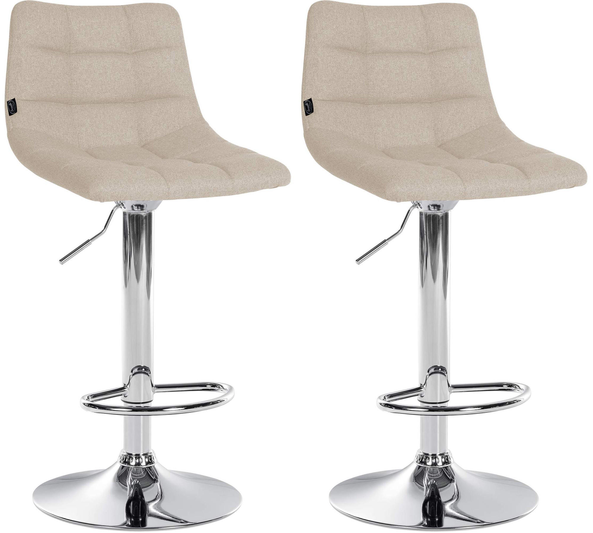 CLP Barhocker Creme 43x87x46.5 cm