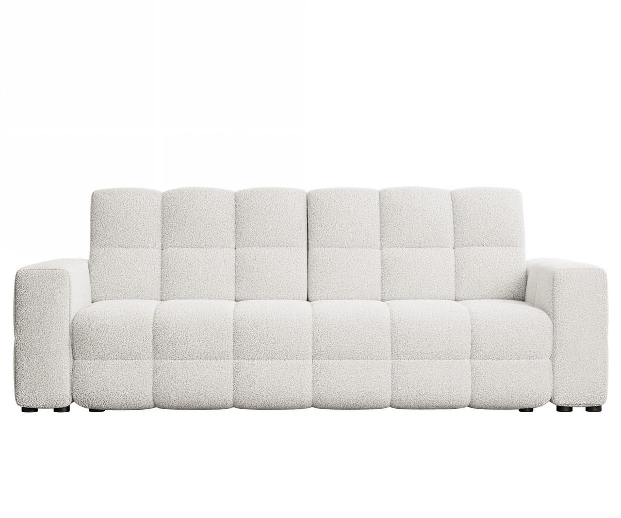 SCHLAFSOFA MOLLY mit Bettkasten, Stoff Weiß - Weiß, Textil (248/92/93cm) - Idohome