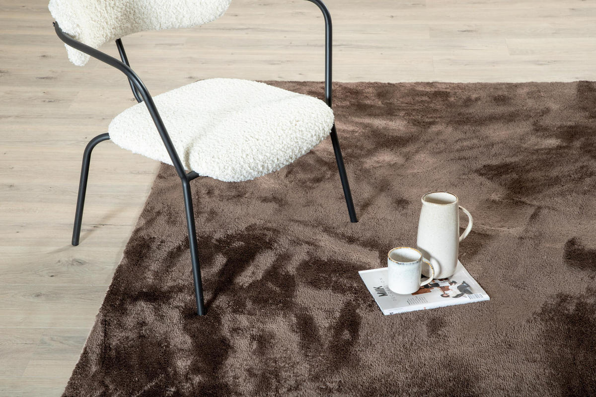 WOHNZIMMERTEPPICH BLANCA Braun 160x230x3 cm - Braun, Textil (160/230cm) - FURNLUX
