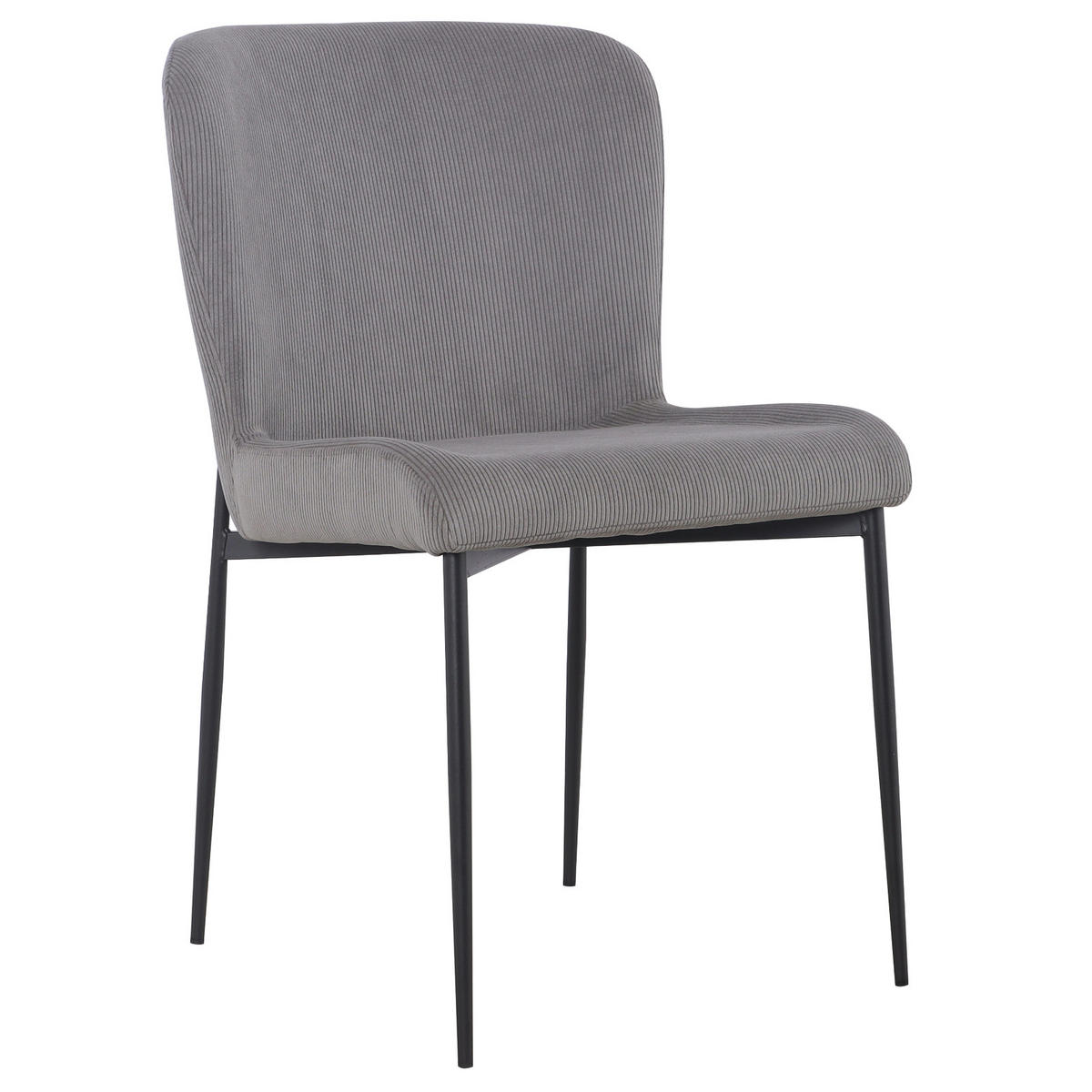 ESSZIMMERSTÜHLE 2er Set FREDDIE Grau - Grau, Textil (48/83/56cm) - SVITA