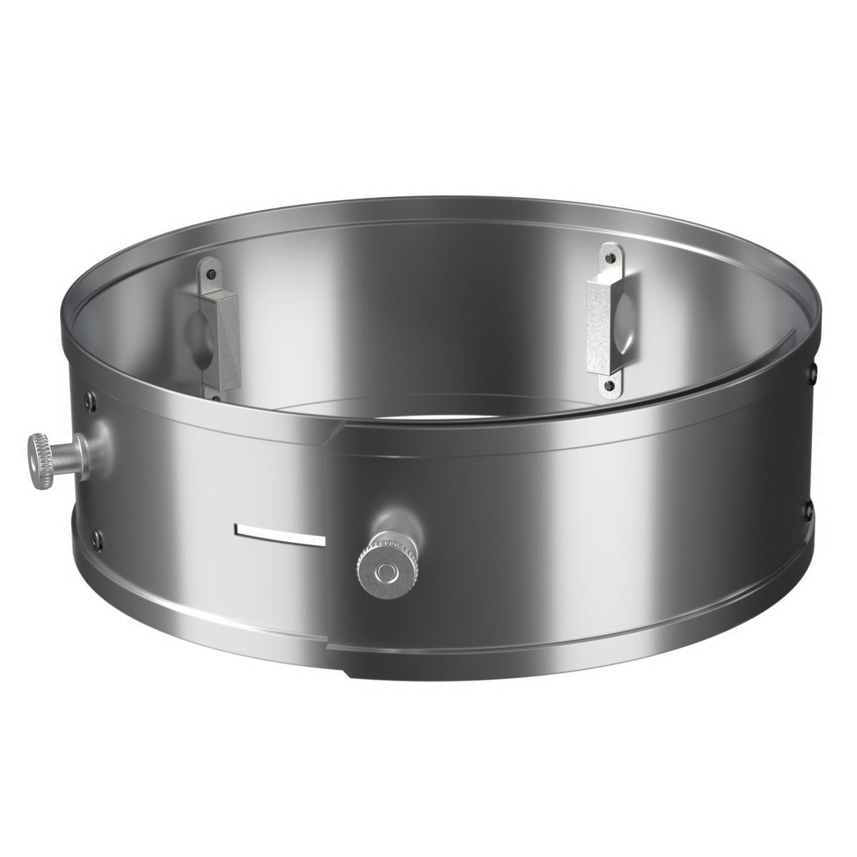 POWER RING FÜR RAKETENOFEN Ø25-35 cm - Silberfarben, Metall (25/9/25cm) - BBQ Boss