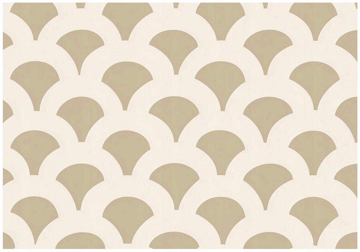 FOTOTAPETE Abstrakt Boho Beige 400x280 cm - Multicolor, Papier (400/280cm) - Wallarena