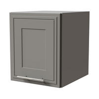 KLAPPHÄNGESCHRANK Salo W4B/30 Grau / Dust Grey Matt 30 / 32,5 / 36cm - Grau, Holz/Holzwerkstoff (30/36/32.5cm) - Feldmann-Wohnen