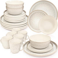 KOMBISERVICE KEY WEST - 24 teilig aus Steingut - Creme, Stein (50/30/80cm) - Sänger