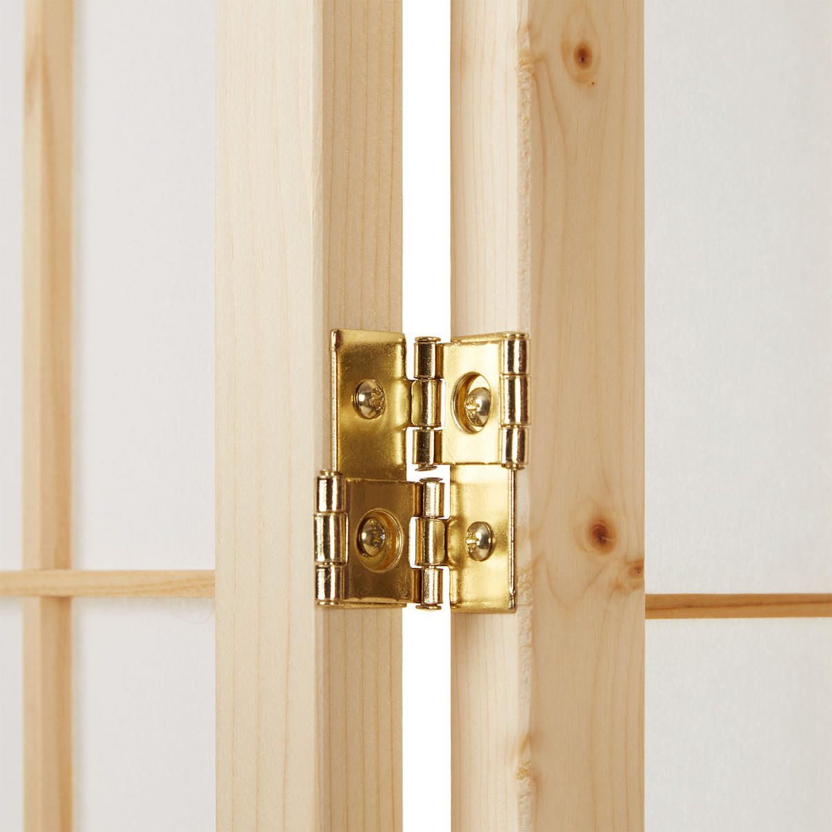 PARAVENT 6-tlg. 264/175 cm Braun Shoji - Braun, Holz (264/175/2cm) - Homestyle4u