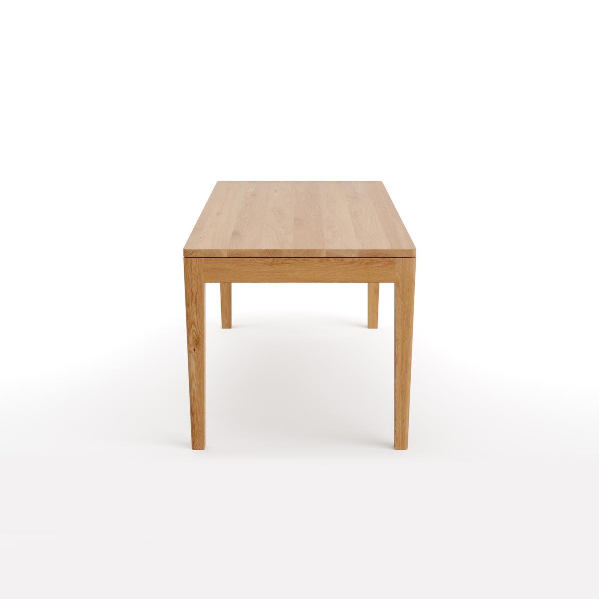 TISCH Ausziehbar Butterfly aus massivem Eichenholz 160x90 cm + Tischverlängerungen 2x50 cm - Eichefarben/Braun, Holz (160/90/75cm) - Danzz