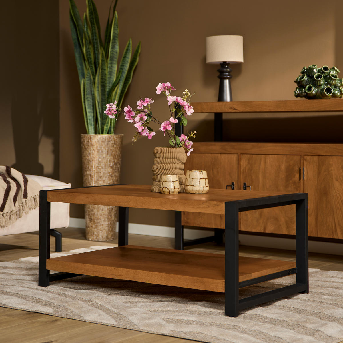 COUCHTISCH Boaz Braun 60/110/45 cm - Braun, Holz (60/110/45cm) - Starfurn