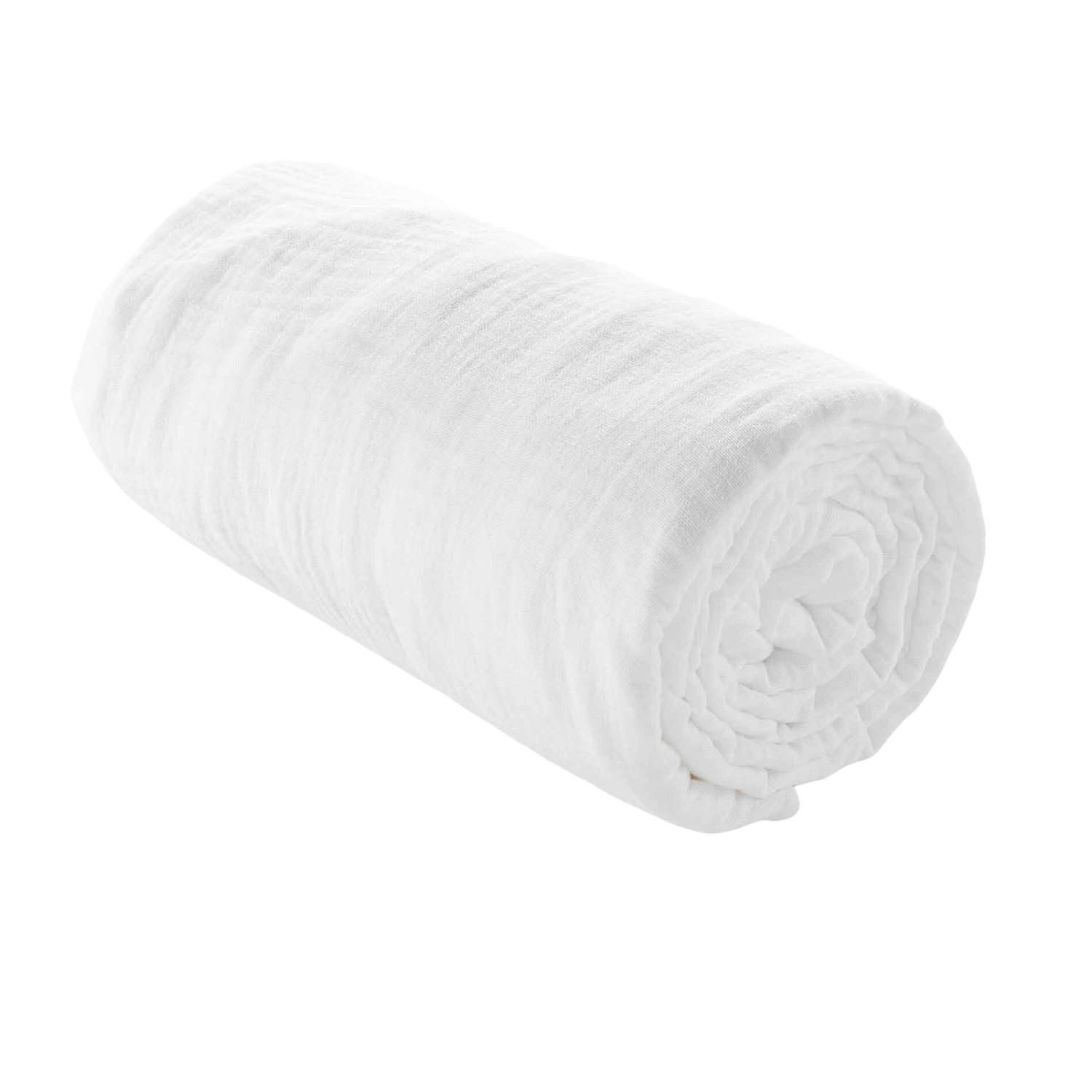 Douceur d´intérieur Betttuch Weiß 140x190 cm