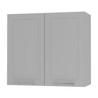 KÜCHENHÄNGESCHRANK Kvantum W3/80 Dust Grey Matt / Grau Matt 80 / 32,5 / 72cm - Grau, Holz/Holzwerkstoff (80/72/32.5cm) - Feldmann-Wohnen