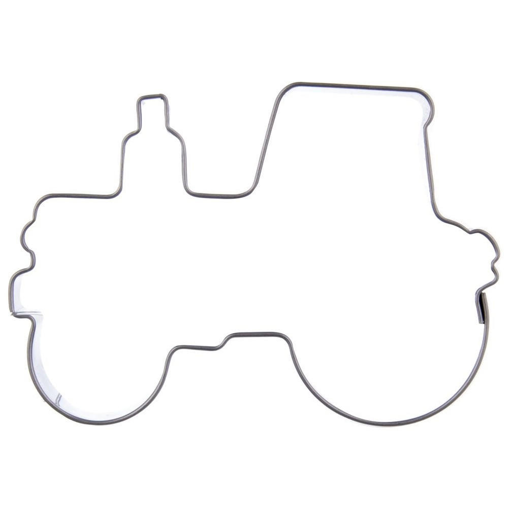 AUSSTECHFORM Traktor 7,5 cm Silber - Silberfarben, Metall (5/1.5/7.5cm) - Orion 