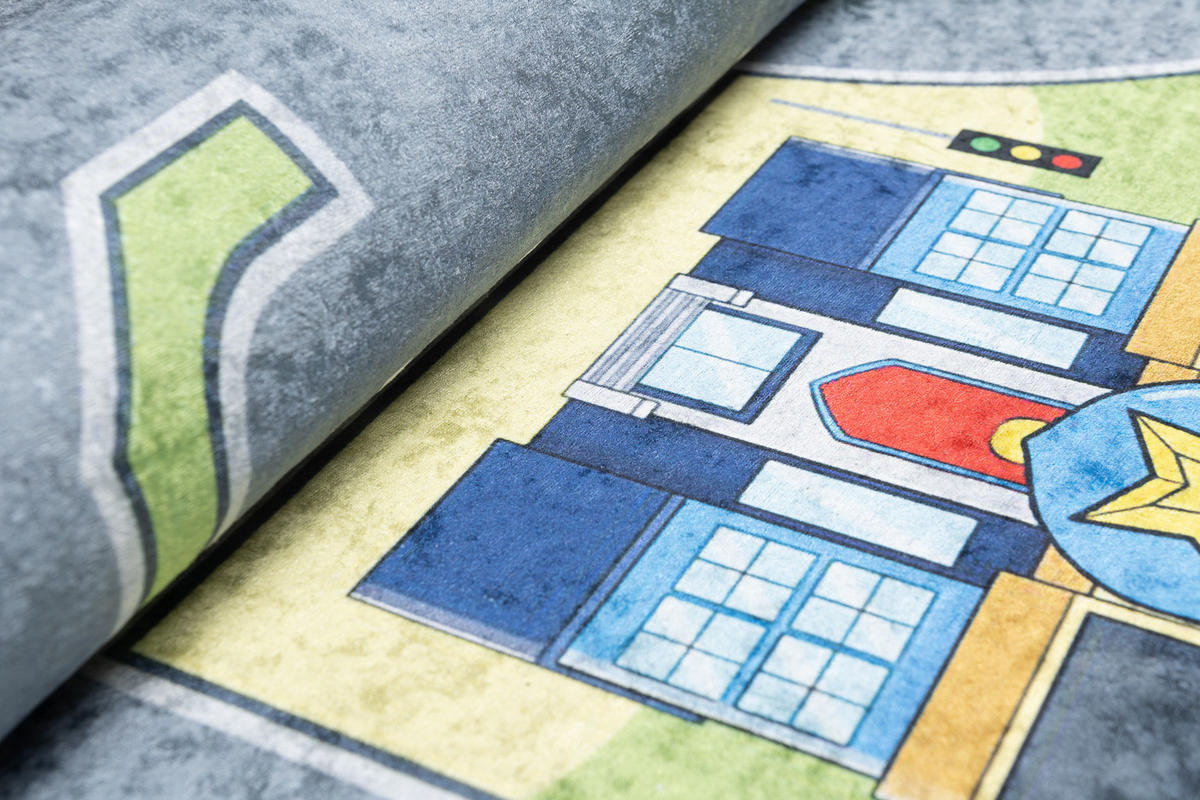 TEPPICH EMMA Grau 80/150 cm - Grau, Kunststoff (80/150cm) - Tapiso