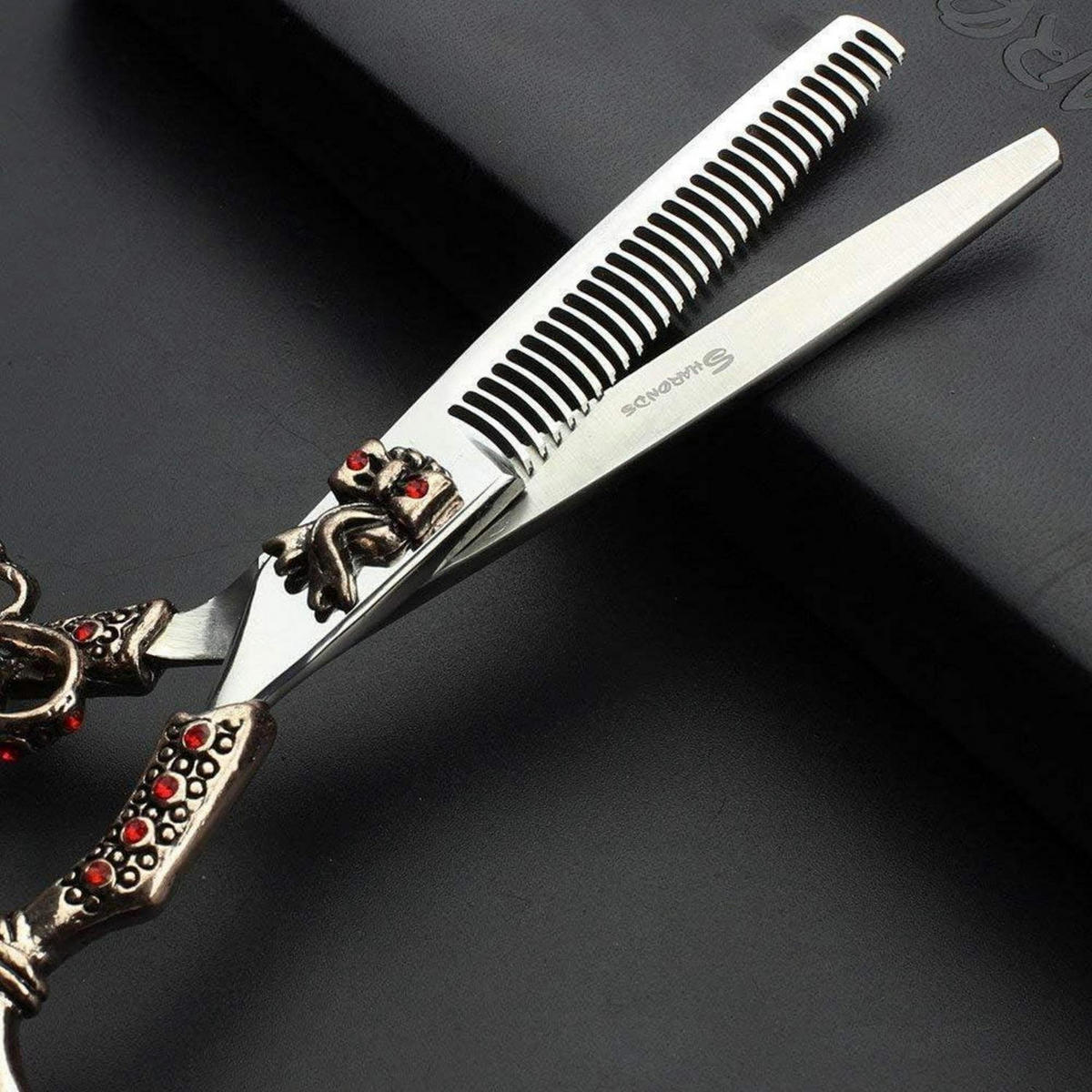 FRISEURSCHEREN Set 5.5 Zoll Edelstahl Ergonomisch - Multicolor, Metall (6/1/17.8cm)