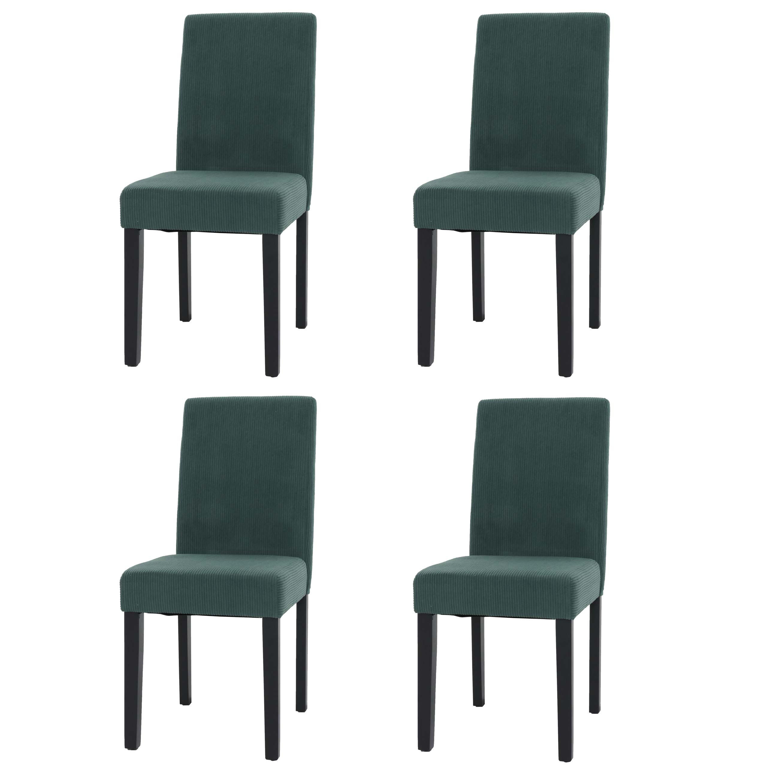 ESSZIMMERSTUHL Grün 4er-Set - Grün, Textil (42/90/50cm) - MCW
