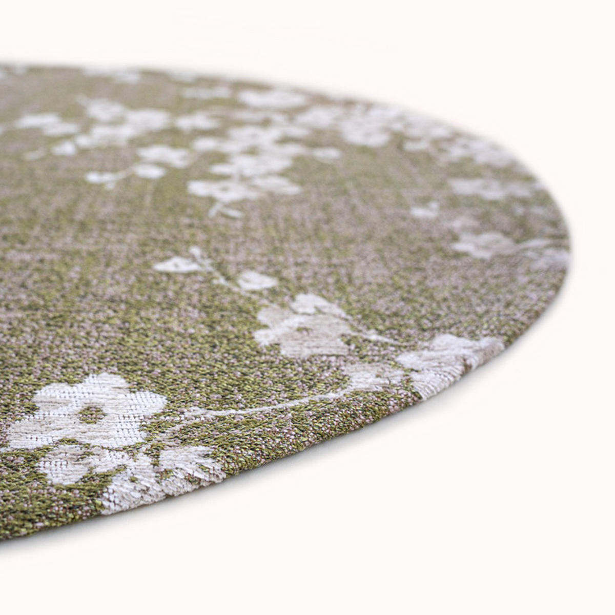 TEPPICH Wet Garden Sakura Sakura 140/140 cm - Grün, Textil (140/140cm) - Louis De Poortere