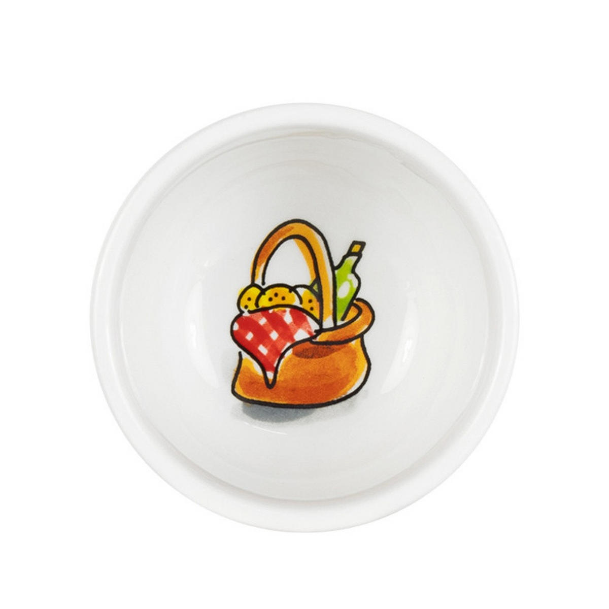 SCHALE Efteling Rotkäppchens Körbchen in Bunt - 8cm - Multicolor, Keramik (8.7/5.5/8.7cm) - Blond Amsterdam