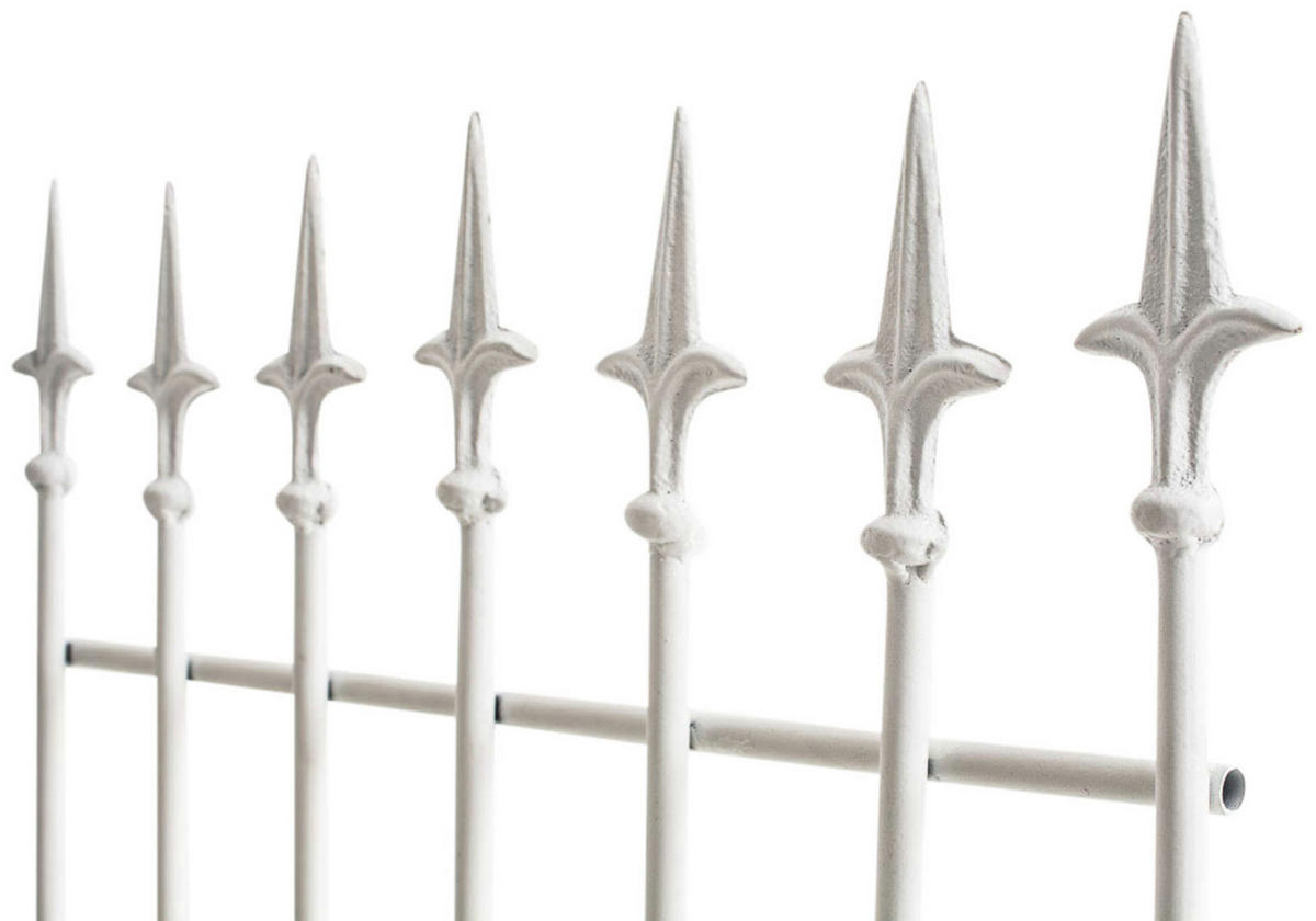 RANKGITTER 2er Set Metall weiß - Weiß, Metall (50/100/0.7cm) - CLP