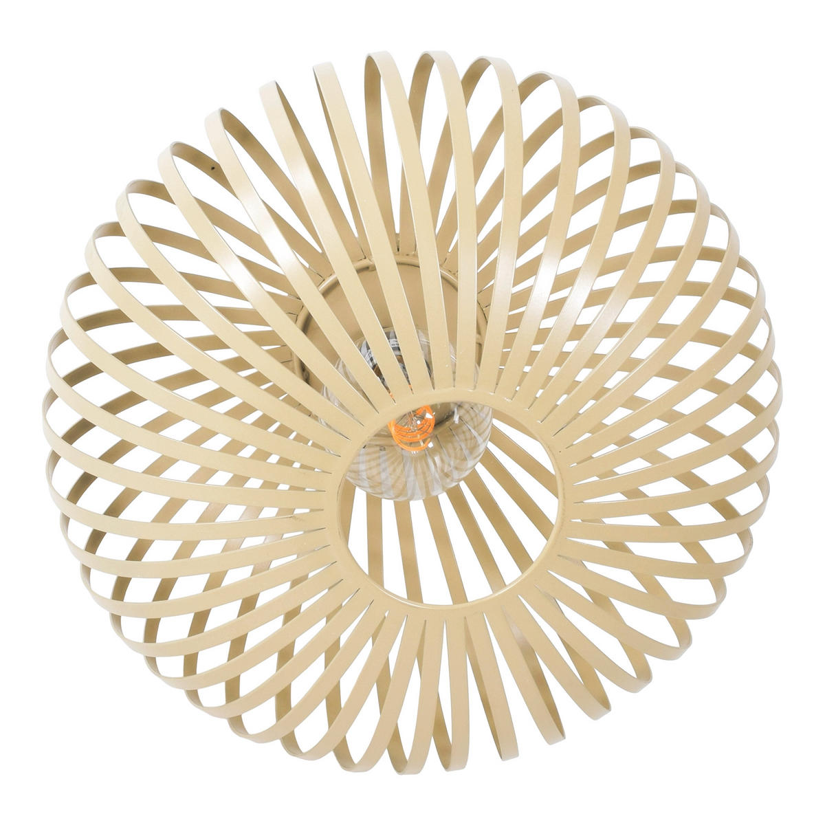 DECKENLEUCHTE Flow - Beige, Metall (40/40/23cm)