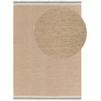 TEPPICH Wollteppich Karla Beige - Beige, Naturmaterialien/Textil (200/1cm) - KUNSTLOFT