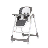 HOCHSTUHL 2 in 1 Milk Shake dunkelgrau verstellbar, Babyschaukel, Räder - Grau, Kunststoff (53/100/86cm) - Chipolino