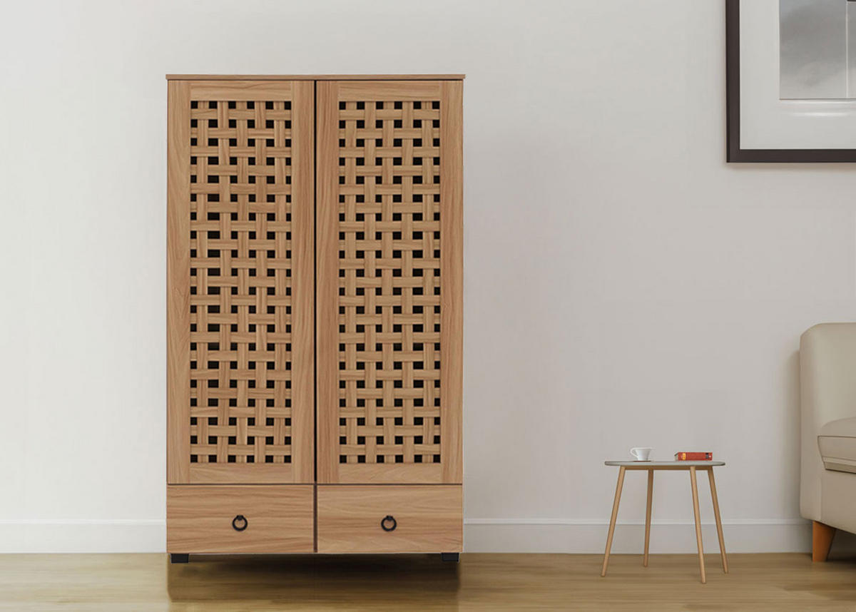 SCHRANK Weiß - Weiß, Holzwerkstoff (80/138/36cm) - MCW