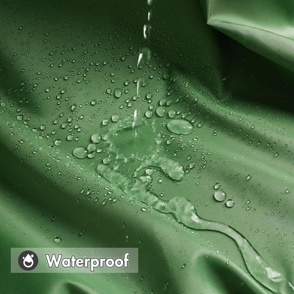 DUSCHVORHANG 240 x 200 cm Grün Wasserdicht Anti-Schimmel Waschbar - Grün, Textil (240/200cm)