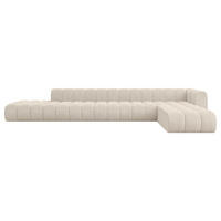 ECKSOFA modulares Sofa Zuvon-L3 - 478x177x70 cm Beige - Beige, Holzwerkstoff/Textil (478/177cm) - ALTDECOR