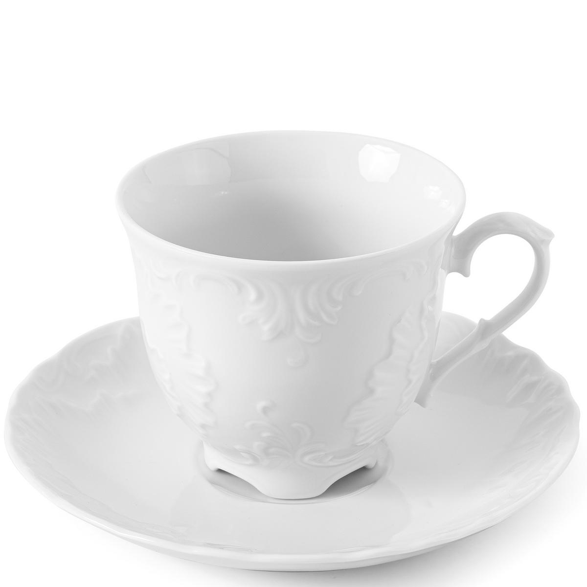 KOMBISERVICE Cmielow Rococo 30-tlg - Weiß, Keramik (25/2/25cm) - KONSIMO®