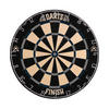 DARTSCHEIBE FINISH - Farbe: Schwarz - Schwarz, Textil/Metall (45.1/4cm) - Home Deluxe