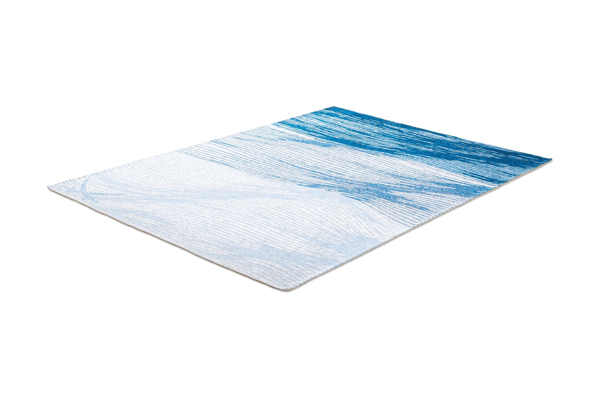 FLACHWEBTEPPICH Keitum 60x90 cm - Blau, Textil (60/90cm) - Sansibar SYLT