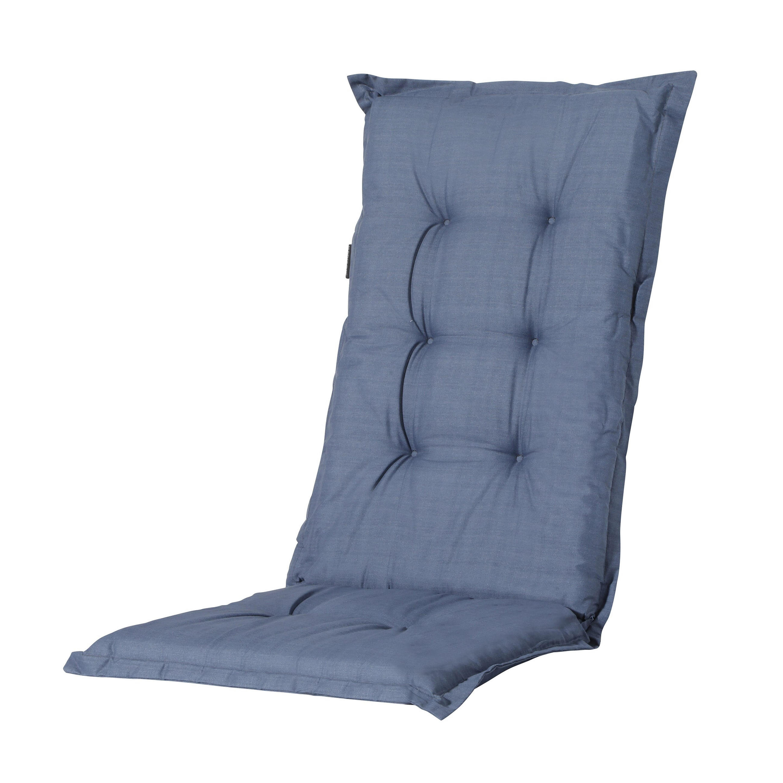 GARTENSTUHLKISSEN Basic 105/50 cm 4er-Set - Blau, Textil (50/6/105cm) - Madison