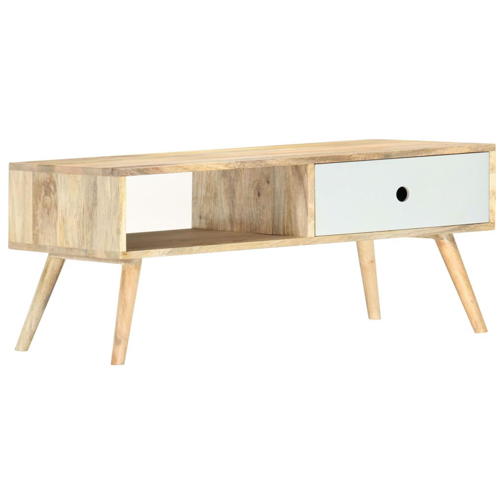 COUCHTISCH 90×50×40 cm Massivholz Mango - Braun, Holzwerkstoff (90/50/40cm) - furnicato