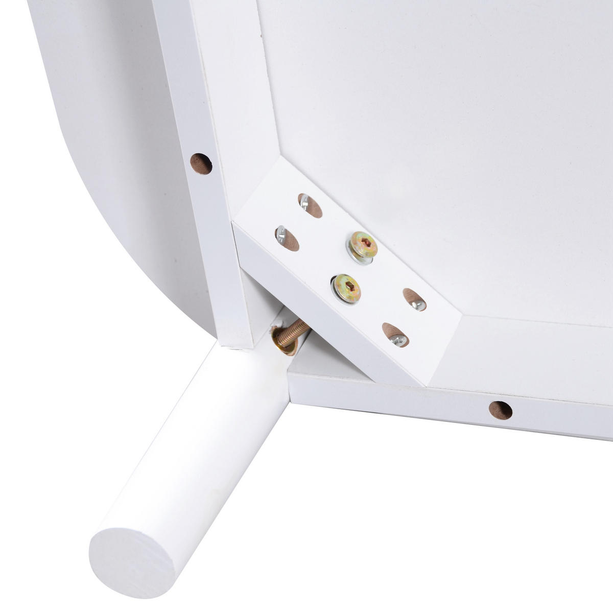 COUCHTISCH Rattan Weiß - Weiß, Holzwerkstoff (110/55/38.5cm) - ComfortXL