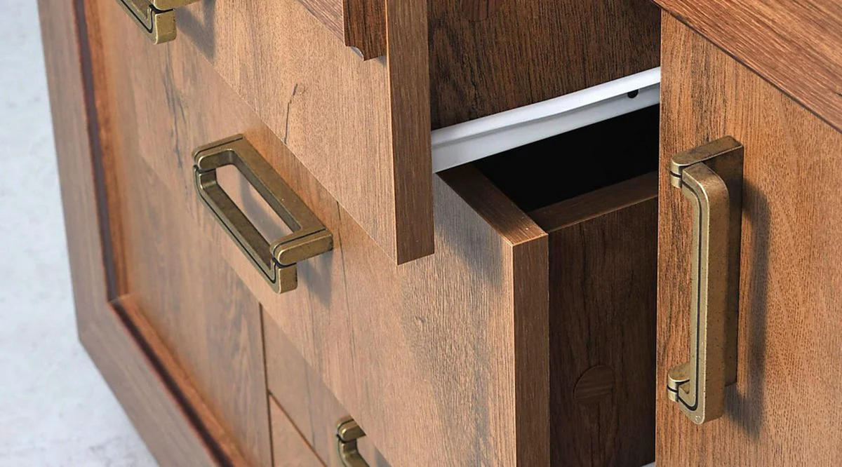 KOMMODE TADEUSZ T-6 - Akaziefarben, Holzwerkstoff (140/90/44cm) - Meblini