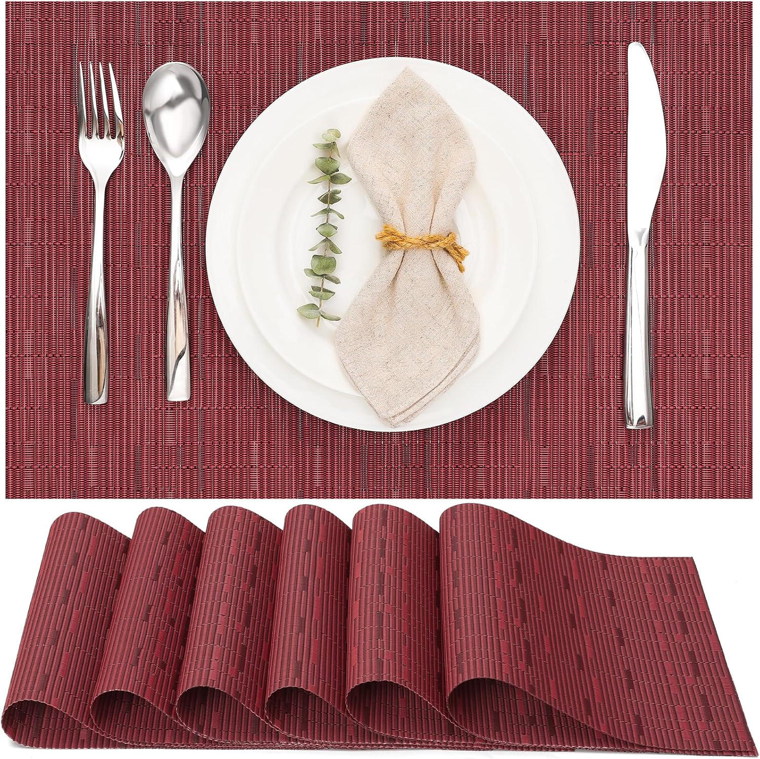 XXXLutz Platzsets Rot 30x45 cm