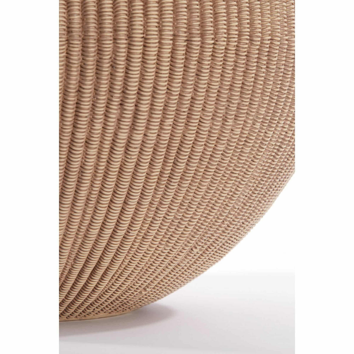 VASE Valerie Braun 46/46/37 cm - Braun, Kunststoff (37cm) - Light & Living
