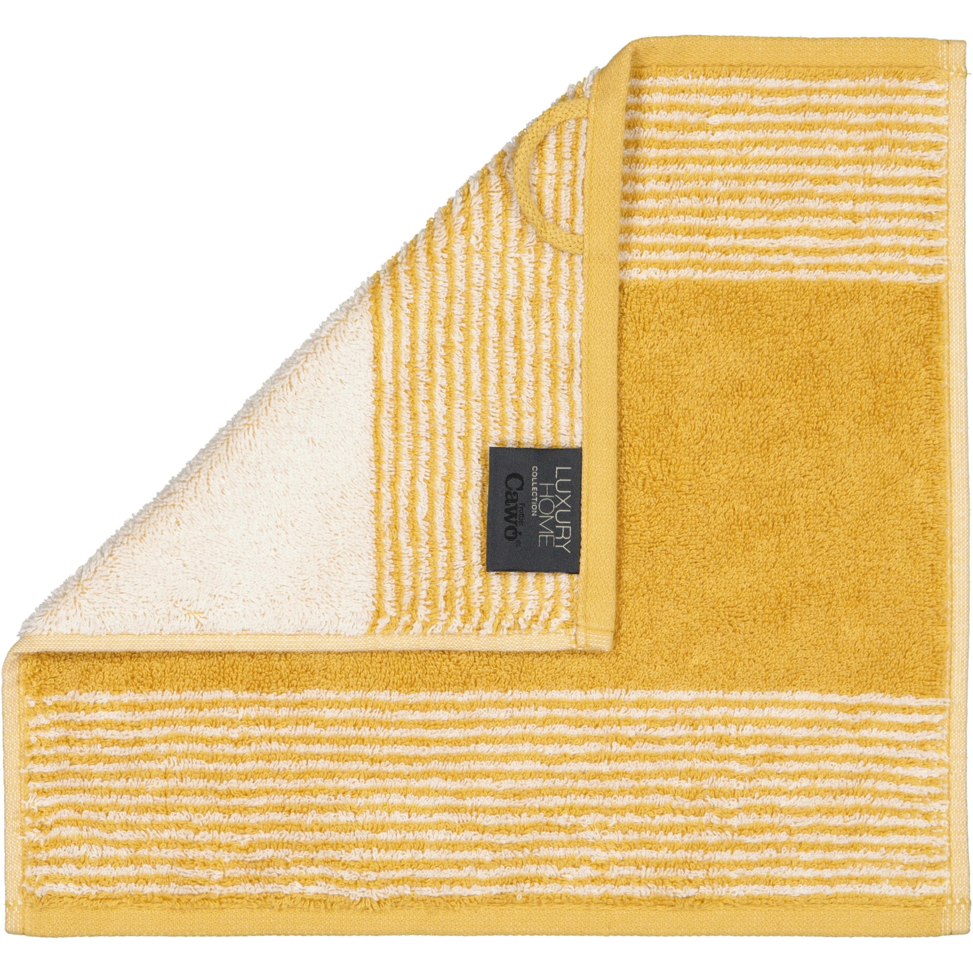 SEIFTUCH LUXURY HOME TWO-TONE 590 GOLD - 53 - Gelb, Textil (30/30cm) - Cawoe