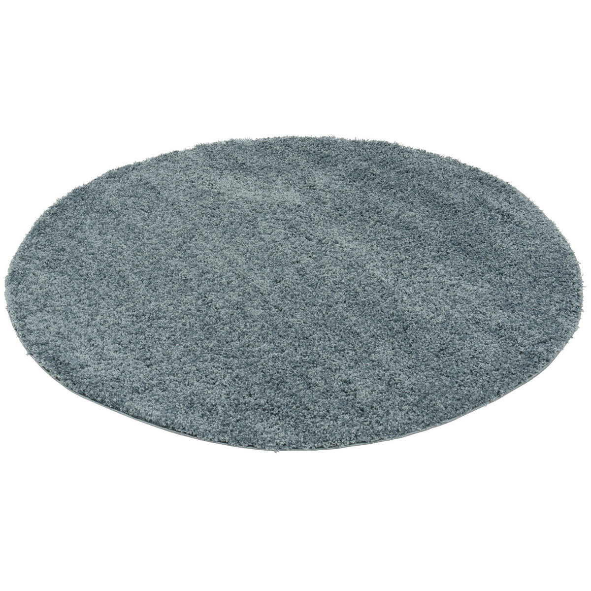 HOCHFLOR LANGFLOR SHAGGY TEPPICH FLUFFY RUND - Blau, Textil (200/200cm) - Pergamon