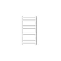 BADHEIZKÖRPER Sahara 500x800 mm Weiß gebogen mit Seitenanschluss - Weiß, Metall (50/80/5cm) - LuxeBath